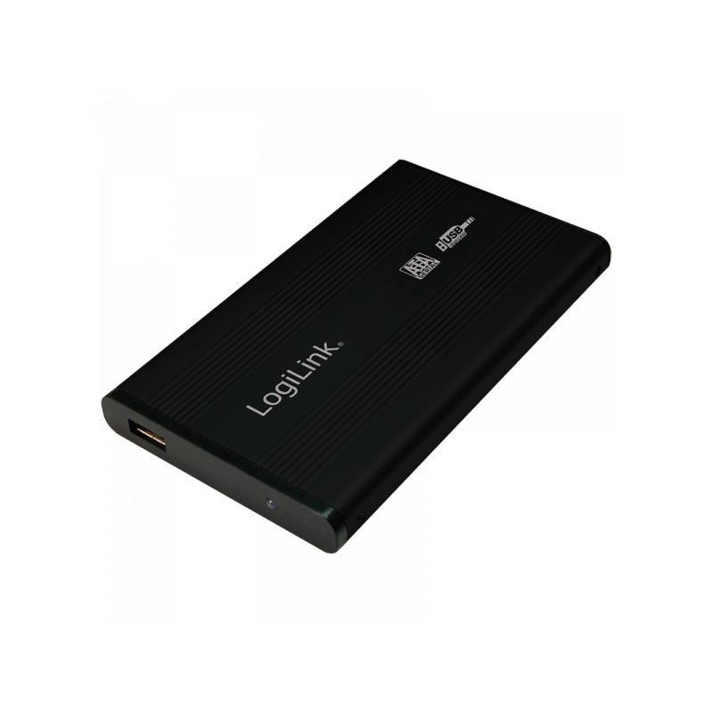 Boitier disque dur Logilink HDD 2.5. S-ATA. USB 2.0. Alu. noir (UA0041B) Boitier disque dur Logilink HDD 2.5. S-ATA. USB 2.0. Alu. noir (UA0041B)