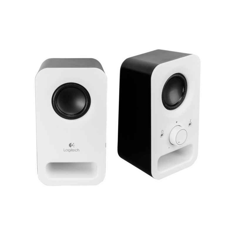 Logitech Enceintes Stéréo Z150 583 g Blanc 980-000815 Logitech Enceintes Stéréo Z150 583 g Blanc 980-000815
