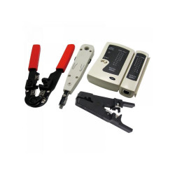 Set d\'outils de réseautage Logilink avec sacoche de rangement (WZ0012)