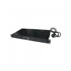 Panneau de ventilation Logilink 19 avec 2 ventilateurs FAU02FB (Noir)