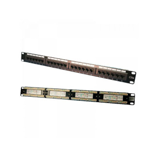 Panneau de brassage Logilink 19 CAT5e 24 ports non blindé NP0027 (Noir)