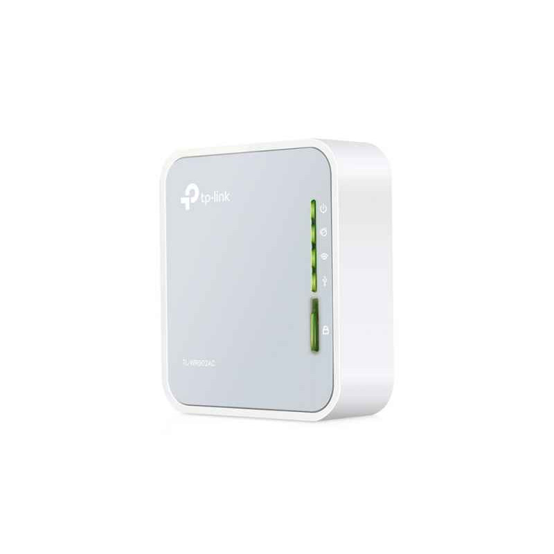 Routeur sans fil TP-LINK Bi-bande (2.4 GHz / 5 GHz) Fast Ethernet 3G 4G TL-WR902AC (Blanc)
