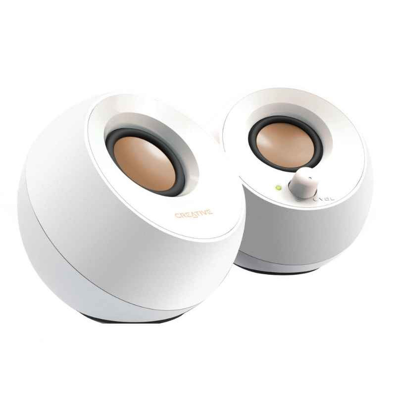 Haut-parleur Creative Labs Pebble 4.4W 51MF1680AA001 (Blanc) Haut-parleur Creative Labs Pebble 4.4W 51MF1680AA001 (Blanc)
