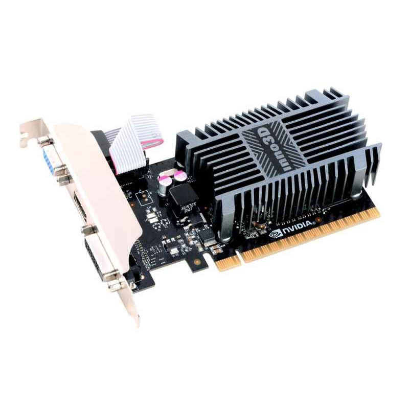 Carte graphique Inno3D N710-1SDV-E3BX GeForce GT 710 2Go GDDR3 N710-1SDV-E3BX