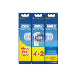 Oral-B Pack de 4+ 2 brossettes de rechange Precision Clean