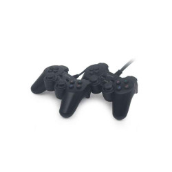 Gembird Double manette de jeu USB double vibration. Noir - JPD-UDV2-01