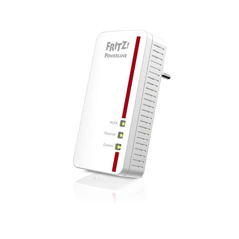 AVM FRITZ!Powerline WLAN Set 1200Mbit/s Ethernet/LAN Wifi Blanc 20002795 AVM FRITZ!Powerline WLAN Set 1200Mbit/s Ethernet/LAN Wifi Blanc 20002795