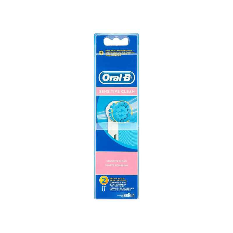 Oral-B Pack de 2 brossettes de remplacement Sensitive Clean EB17-2