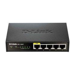 D-Link non géré L2 Fast Connexion Ethernet Noir commutateur réseau DES-1005P/E