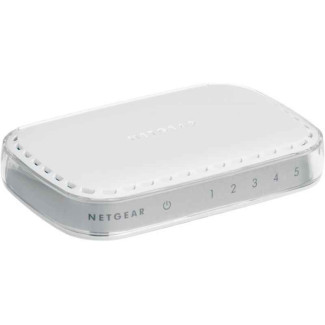 Commutateur Netgear L2 Gigabit Ethernet (10/100/1000) GS605-400PES (Blanc)