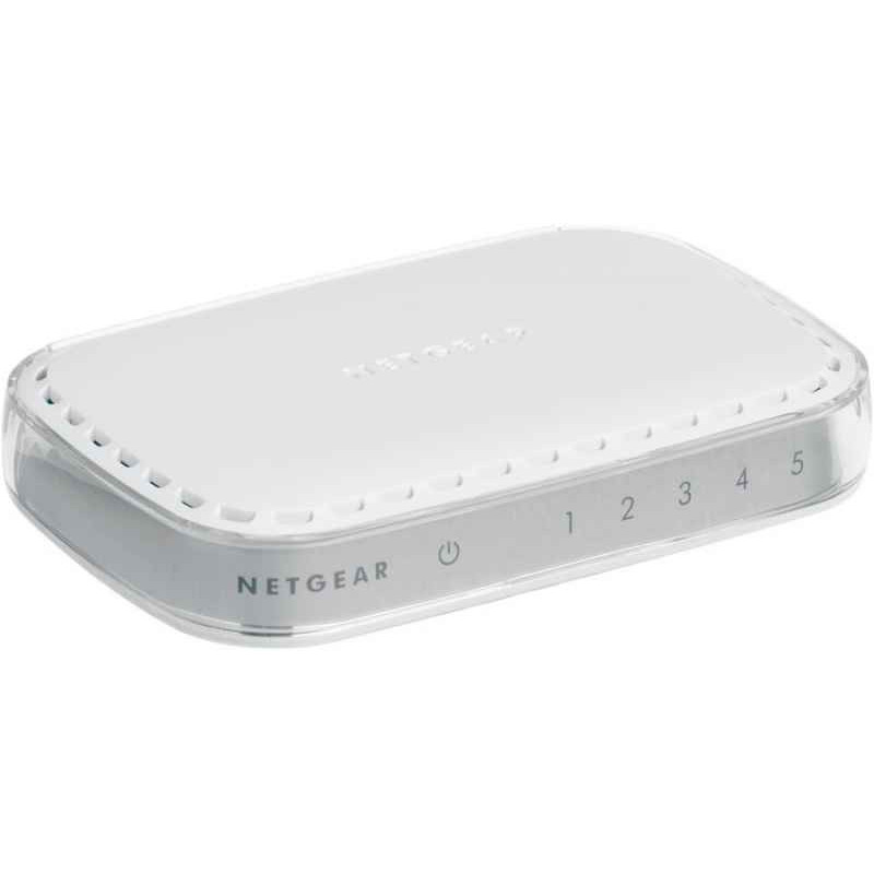 Commutateur Netgear L2 Gigabit Ethernet (10/100/1000) GS605-400PES (Blanc) Commutateur Netgear L2 Gigabit Ethernet (10/100/1000) GS605-400PES (Blanc)