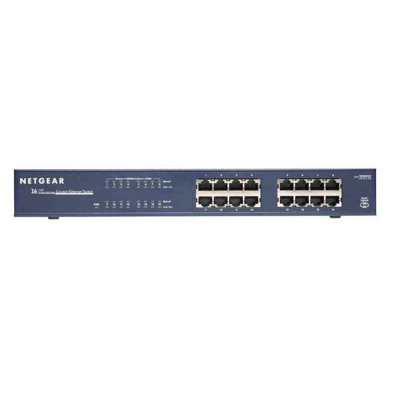Commutateur de réseau non géré Netgear JGS516-200EUS (Bleu) Commutateur de réseau non géré Netgear JGS516-200EUS (Bleu)