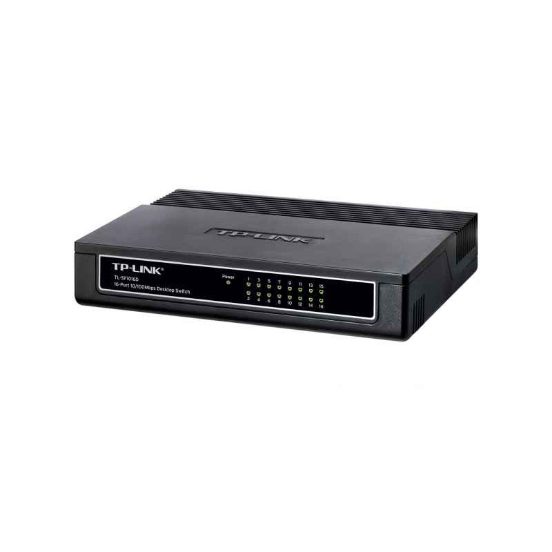 Commutateur de réseau non géré TP-LINK 16-Port 10/100Mbps Desktop Switch TL-SF1016D Commutateur de réseau non géré TP-LINK 16-Port 10/100Mbps Desktop Switch TL-SF1016D