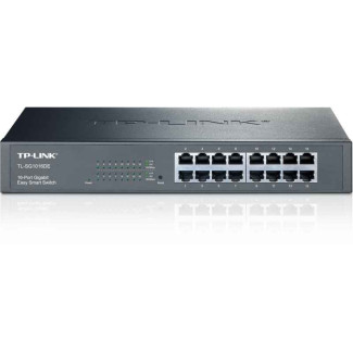 Commutateur de réseau géré TP-LINK L2 Gigabit Ethernet (10/100/1000) TL-SG10 (Noir)