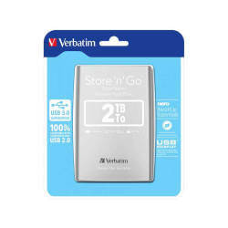 Verbatim Store n Go disque dur externe 2048Go Argent 53189