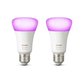 Philips Hue Pack de 2 ampoules ambiance E27 blanc et coloré