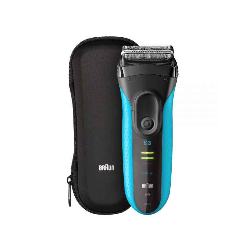 Braun Series 3 ProSkin 3045s Rasoir à Grille Tondeuse Noir. Bleu