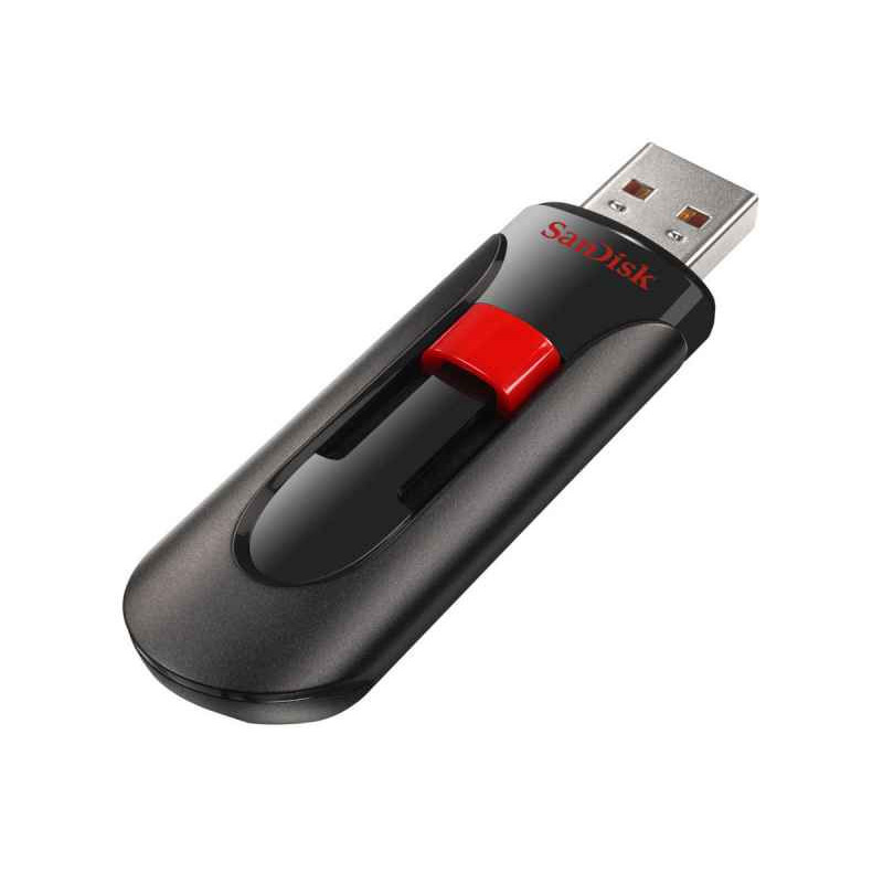 SanDisk Cruzer Glide 32Go USB 2.0 Capacity Noir - Rouge lecteur USB flash SDCZ60-032G-B35 SanDisk Cruzer Glide 32Go USB 2.0 Capacity Noir - Rouge lecteur USB flash SDCZ60-032G-B35