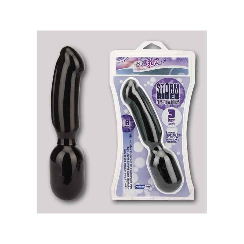STORM RIDER 6ZOLL PVC DOUCHE. INTIMDUSCHE. SCHWARZ. 15. 2CM STORM RIDER 6ZOLL PVC DOUCHE. INTIMDUSCHE. SCHWARZ. 15. 2CM