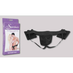 ELASTABIND JOCKSTRAP RESTRAINT. PENIS-HODENHALTER & HANDFESSE