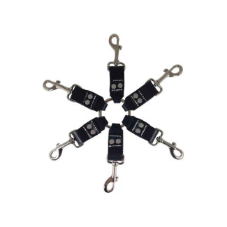 EDGE LEATHER 6-POINT HOG TIE.