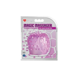 MAGIC MASSAGER PLEASURE ATTACHMENTS. THIN NUBS/GEOMETRIC. LAVE