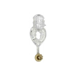 LOVECL. TOGETHER FOREVER LOVE RING M. STEEL BALL&VIBRO. CLEAR