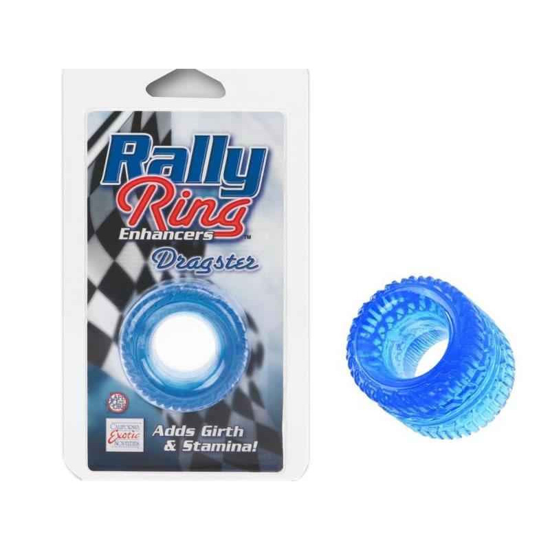 RALLY RING ENHANCERS. DRAGSTER PENISRING. BLAU RALLY RING ENHANCERS. DRAGSTER PENISRING. BLAU