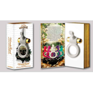 WONDERLAND C-RING. 10 FUNKTIONEN. THE WHITE WABBIT. WEISS