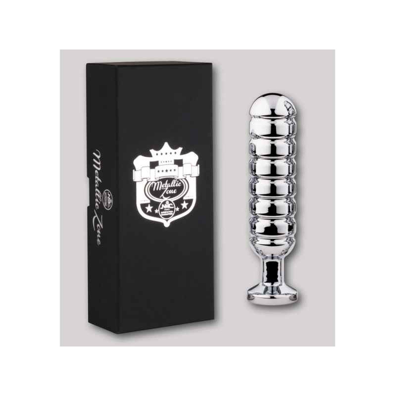 METALLIE ZONE ALUMINIUM 5. 5ZOLL BUTT PLUG. SILBER. 13. 5CM METALLIE ZONE ALUMINIUM 5. 5ZOLL BUTT PLUG. SILBER. 13. 5CM