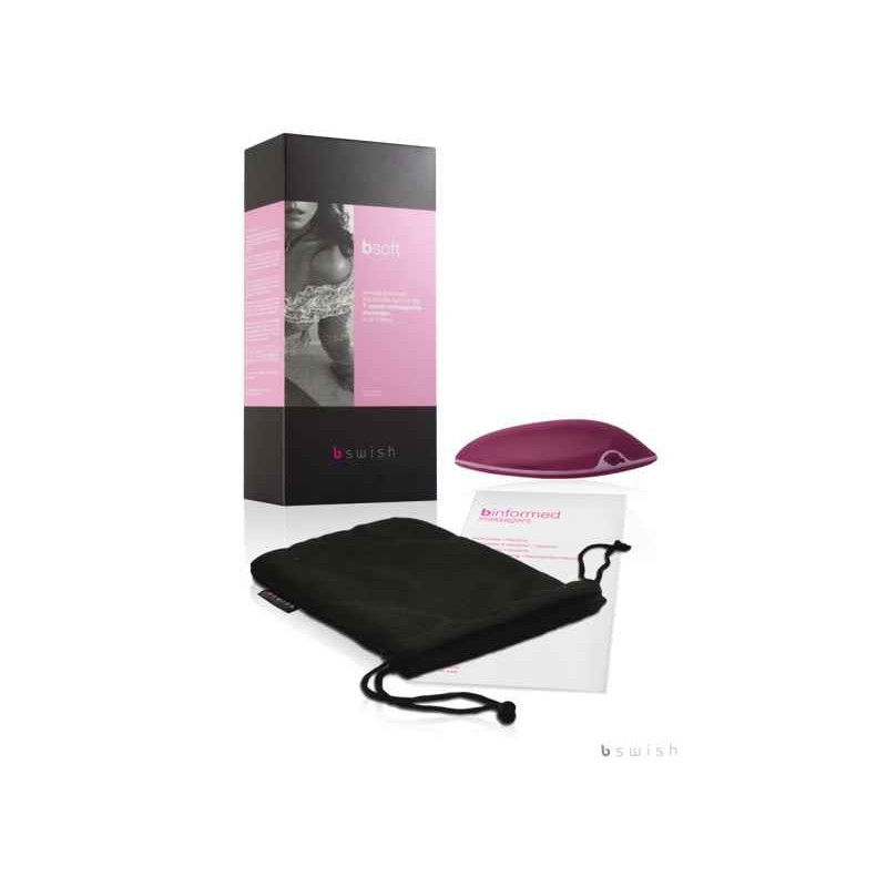 BSOFT RECHARGEABLE MASSAGER. AUFLADBAR. BURGUNDY/PINK. 12CM BSOFT RECHARGEABLE MASSAGER. AUFLADBAR. BURGUNDY/PINK. 12CM