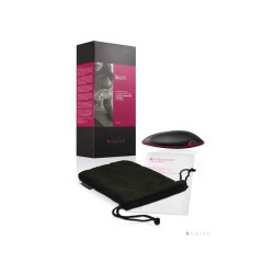 BSOFT RECHARGEABLE MASSAGER. NOIR/FUCHIA. 12CM