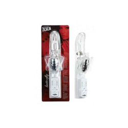 LUCKY 7 BUTTERFLY G-SPOT PERLVIBE. SCHMETTERLING. CLEAR. 17CM
