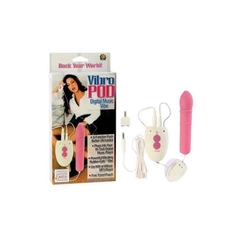 VIBRO POD DIGITAL MUSIC VIBRATOR. 8 FUNKTIONEN. PINK VIBRO POD DIGITAL MUSIC VIBRATOR. 8 FUNKTIONEN. PINK