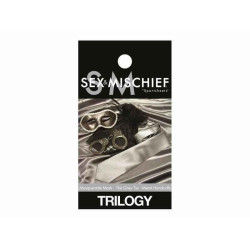 SEX & MISCHIEF TRILOGY KIT. 3ER SET IM BEUTEL. SILBER / GRAU