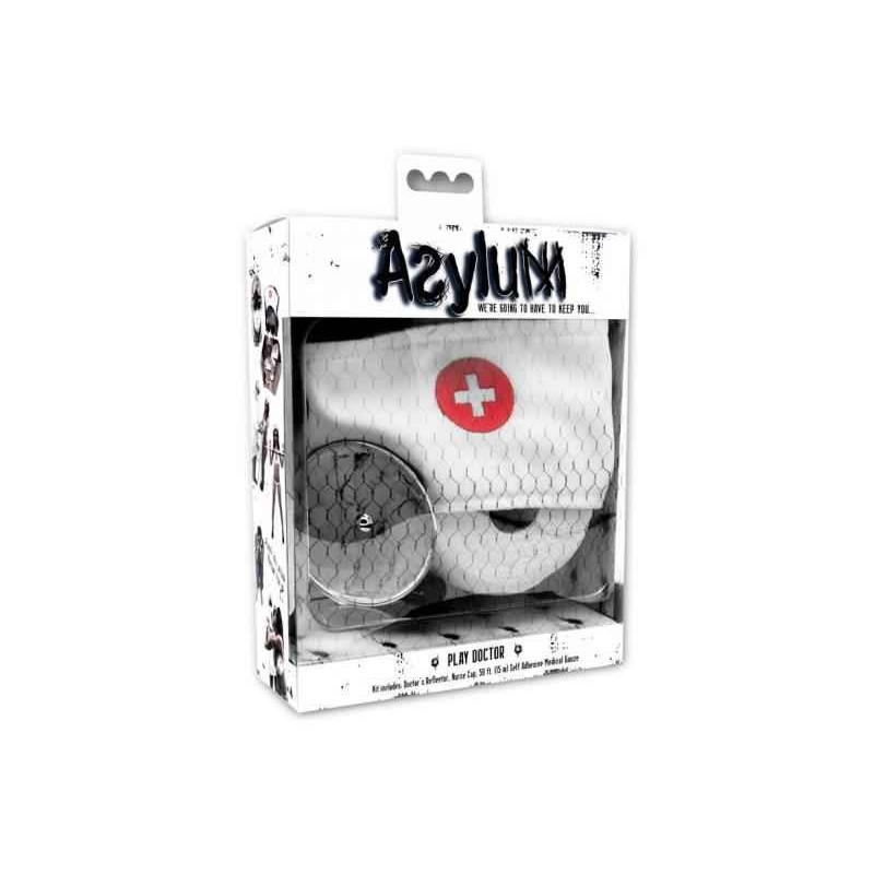 ASYLUM PLAY DOCTOR KIT. 3ER SET. WEISS