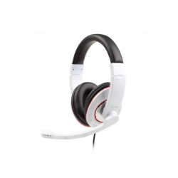 Gembird Casque stéréo. blanc brillant - MHS-001-GW