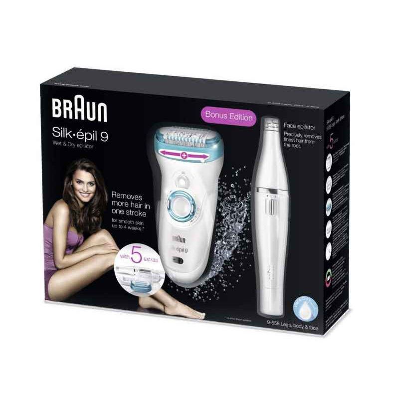 BRAUN Epilateur Silk-épil 9 SE 9-558