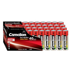 Camelion Pack de 40 piles  Alcaline LR6 Mignon AA