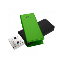 Emtec USB Flash Drive C350 Brick 2.0 64GB Green