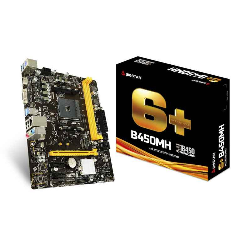 Biostar carte mère Emplacement AM4 AMD B450 micro ATX B450MH Biostar carte mère Emplacement AM4 AMD B450 micro ATX B450MH