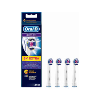 Oral-B Pack de 4 Brossettes 3D White EB18