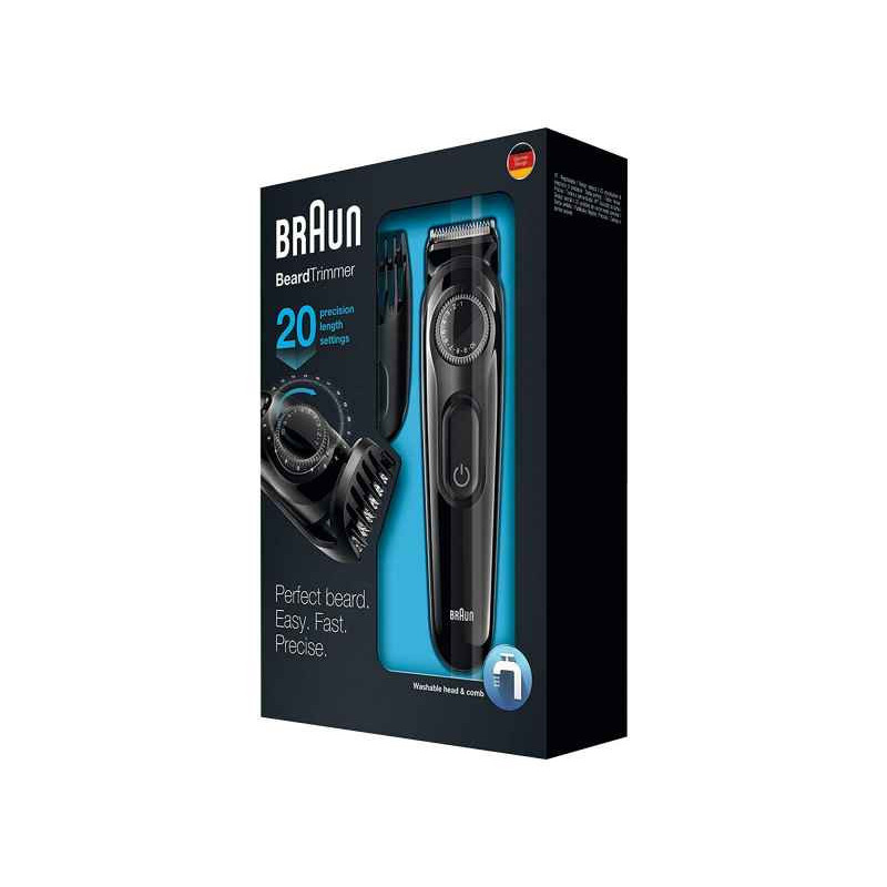 BRAUN Tondeuse à barbe BT3020 Noir