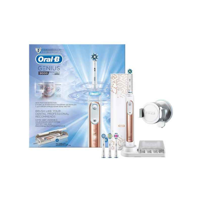 Oral-B Brosse à dents électrique Genius 9000 rose-dorée