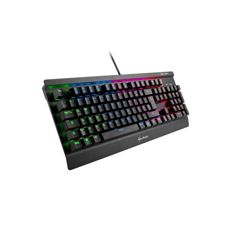 Sharkoon SKILLER MECH SGK3 USB Allemand 4044951019700 Noir Sharkoon SKILLER MECH SGK3 USB Allemand 4044951019700 Noir