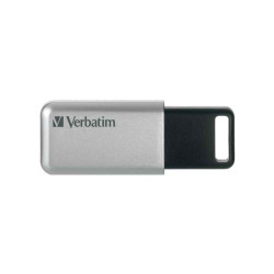 Verbatim Secure Pro USB 3.0 Stick 64GB Silber AES Retail Blister 98666