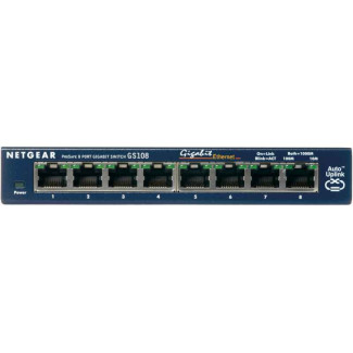 NETGEAR Switch Gigabit Ethernet non manageable 8 ports GS108GE