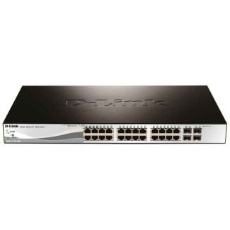 D-Link Switch Web Smart 24-port 10/100/1000 DGS-1210-28P