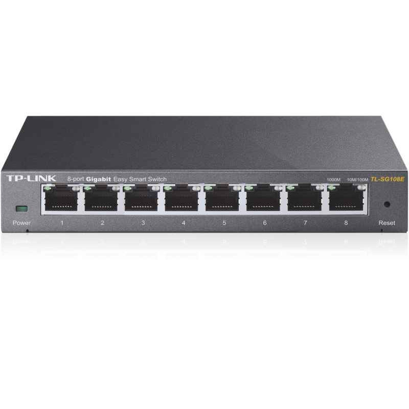 TP-Link Switcher Desktop 8-port 10/100M/1000M TL-SG108 TP-Link Switcher Desktop 8-port 10/100M/1000M TL-SG108