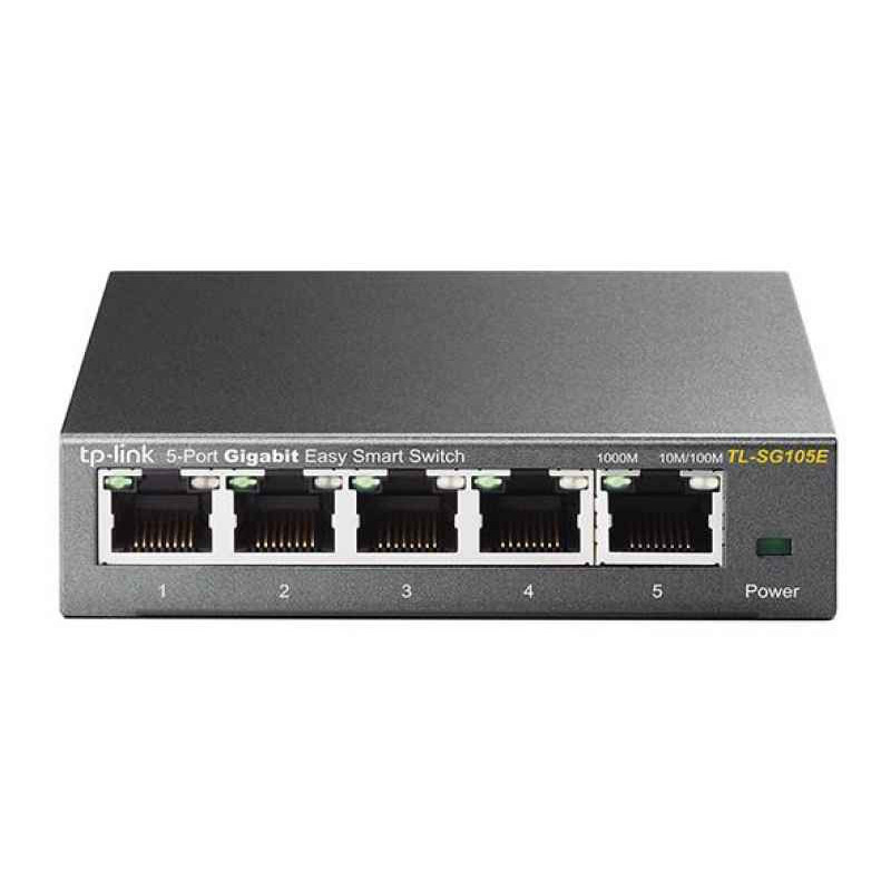 TP-Link Switcher Desktop 5-port 10/100M/1000M TL-SG105E TP-Link Switcher Desktop 5-port 10/100M/1000M TL-SG105E